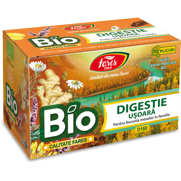 Poza produs CEAI DIGESTIE USOARA BIO X20 DOZE