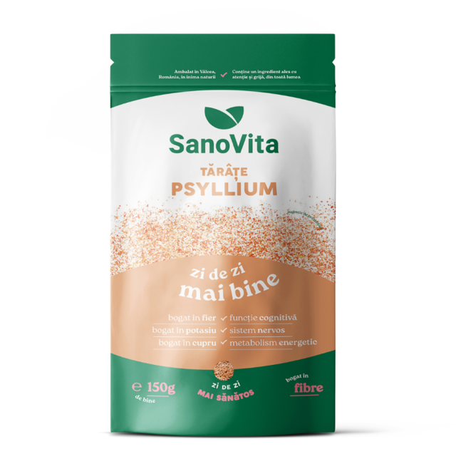 Poza produs Tarate de Psyllium, Sanovita | 150 g