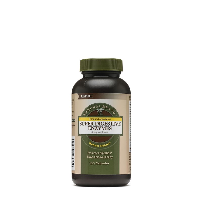 Poza produs GNC Natural Brand Enzime Digestive | 100 capsule