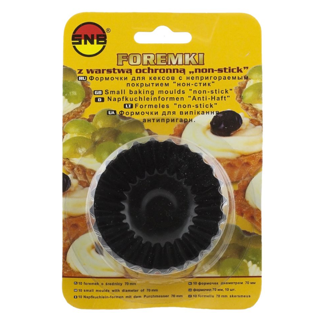 Poza produs Forme pentru briose / savarine NON STICK, SNB | set x 10 buc
