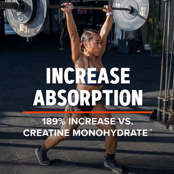 GNC AMP Creatine HCl 189, Creatina Clorhidrat cu Administrare si Absorbtie Rapida | 120 tb — poza produs 10/13