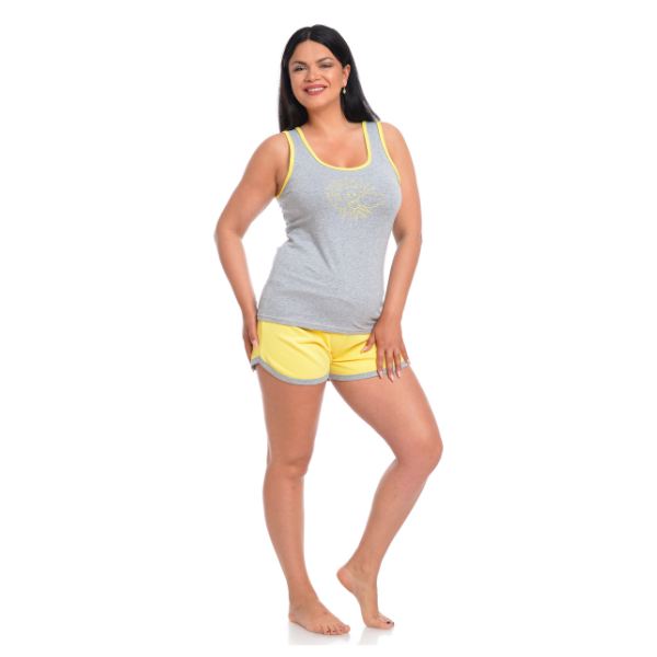 Tinuta vara dama AV2242 gri/galben, Andana | marimea L — poza produs 1/3