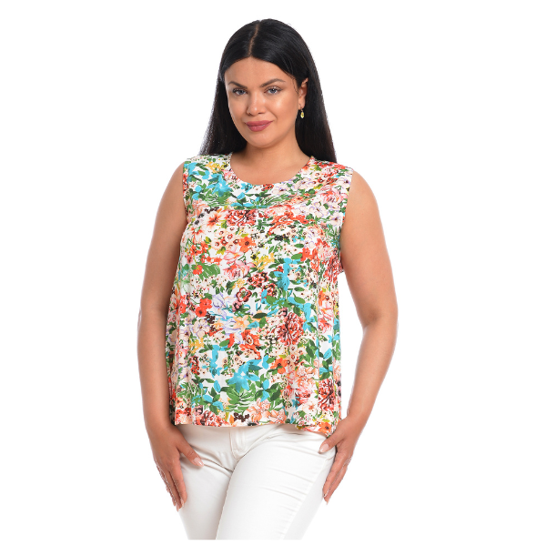 Poza produs Bluza vara ERV22V200 floral multicolor, Eranthe | marimea M