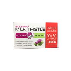Zdrovit Silimarina si Colina Milk Thistle | 120 capsule