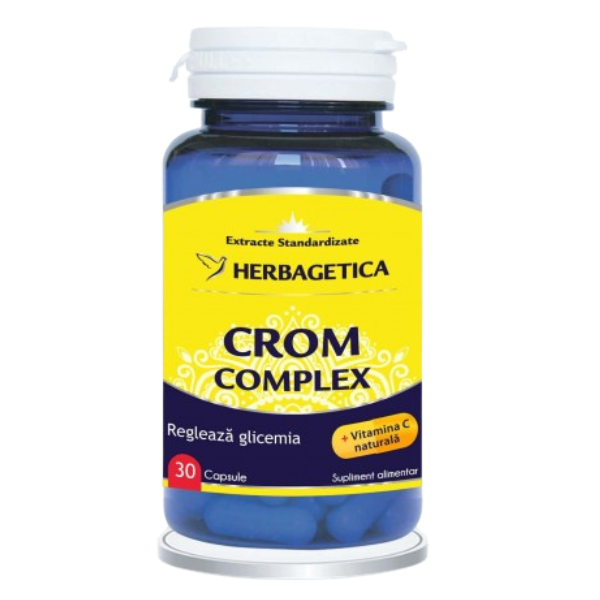 Poza produs Crom Complex, Herbagetica | 30 capsule