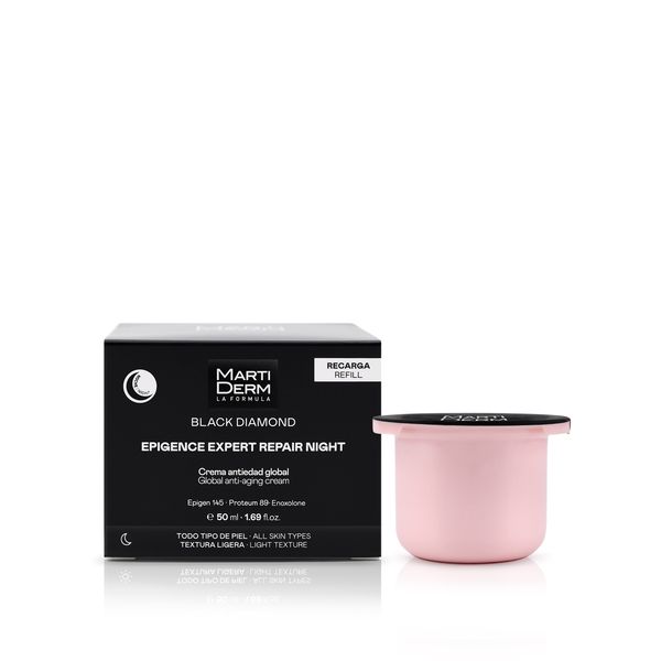 Crema antiaging Epigence Expert Repair de noapte Black Diamond Refill, Martiderm | 50ml — poza produs 1/3