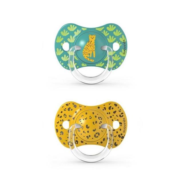 Poza produs Set suzete fiziologice din silicon SX PRO +18 luni, Jungle, Suavinex | 2 bucati
