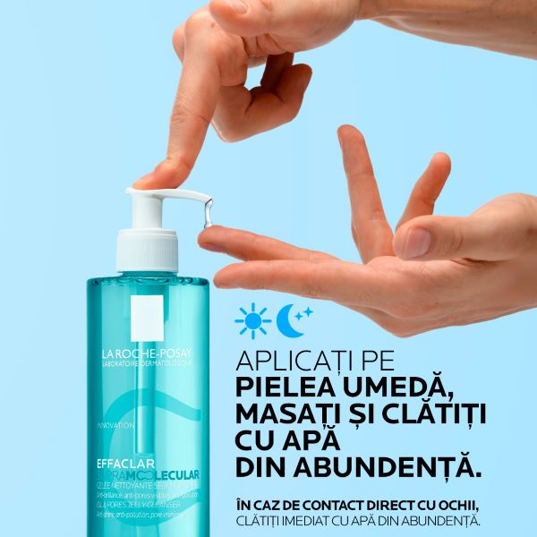 Gel de curatare pentru excesul de sebum Effaclar Supramolecular, La Roche-Posay | 400 ml — poza produs 11/16