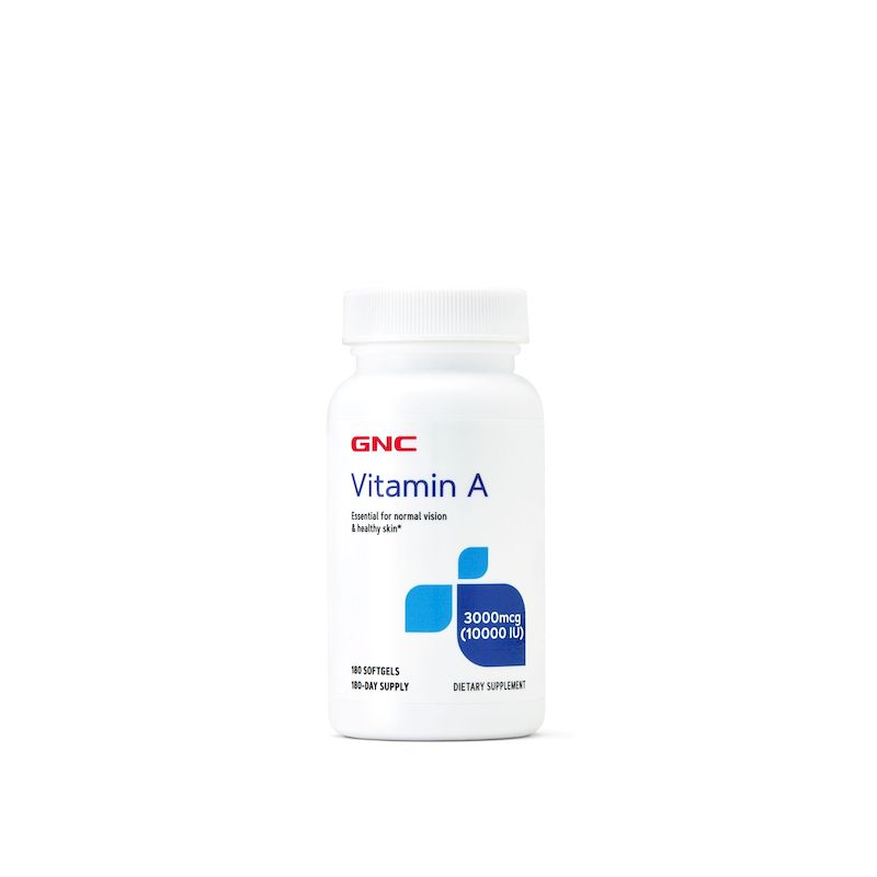 Poza produs GNC Vitamin A 10.000 ui | 180 capsule