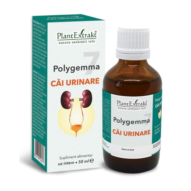 Poza produs Polygemma 7 Cai Urinare, Plant Extrakt | 50 ml