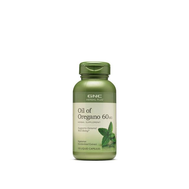 Poza produs GNC Herbal Plus Ulei de Oregano 60 mg | 100 capsule