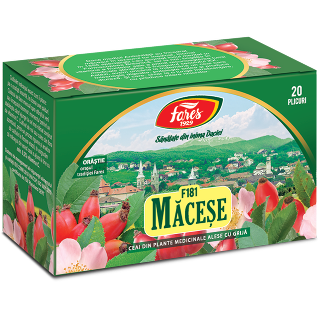 Poza produs Macese, F181, ceai la plic, Fares | 20 plicuri
