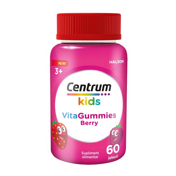 Poza produs Centrum Kids VitaGummies Berry, Haleon | 60 jeleuri