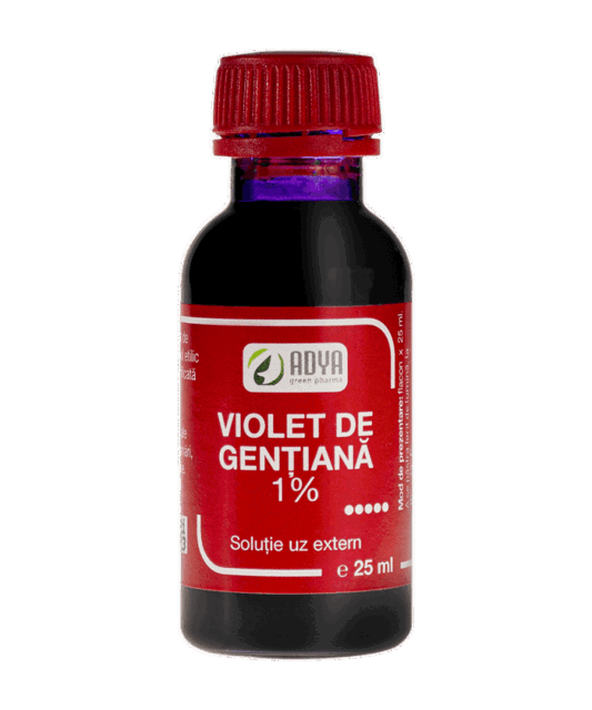 Poza produs Violet de gentiana 1%, Adya Green Pharma | 25 ml