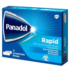 Panadol Rapid 500 mg, Haleon | 12 comprimate