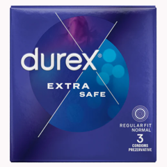 Prezervative Durex Extra Safe, Reckitt Benckiser | 3 buc