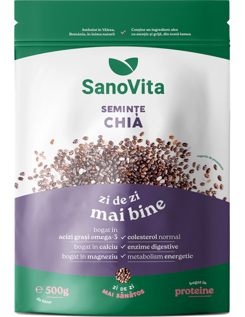 Poza produs Seminte de chia, SanoVita | 500 g