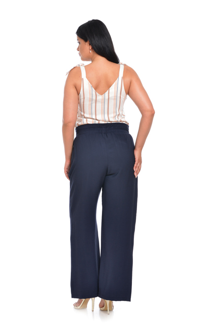Poza produs Salvari cordon talie DV22SV01 bleumarin, Dress to Impress | marimea 36