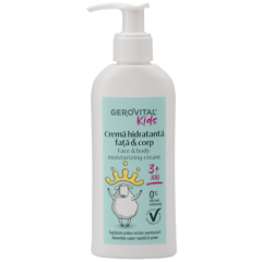 Crema hidratanta fata si corp, Gerovital Kids, Farmec | 150 ml