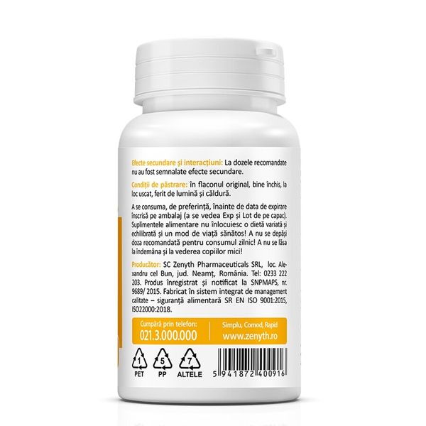 Vitamina E 13,5 mg, Zenyth | 60 capsule — poza produs 2/4