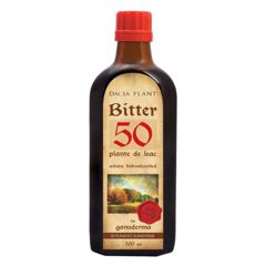 Bitter 50 plante de leac cu Ganoderma tinctura, Dacia Plant | 500 ml