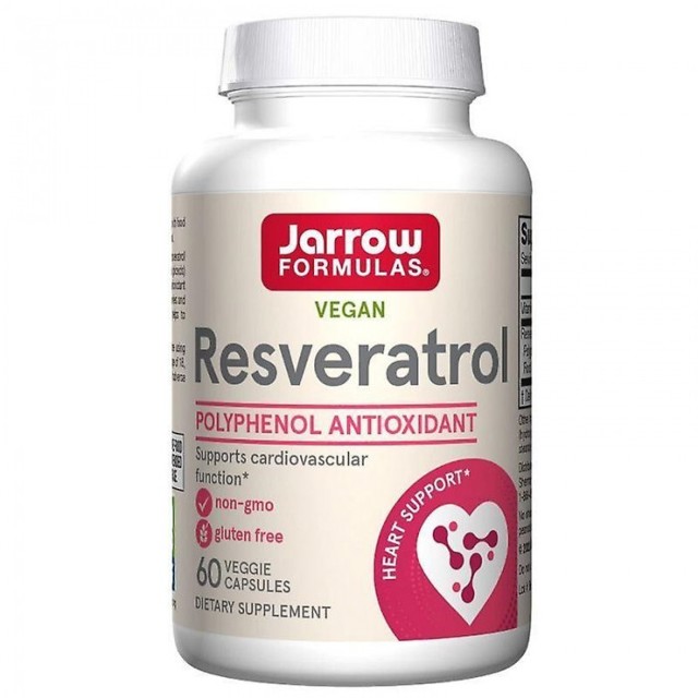 Poza produs Resveratrol 100 mg Jarrow Formulas, Secom | 60 capsule