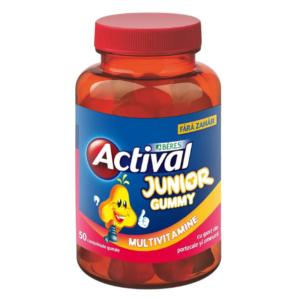 Poza produs Actival Junior Gummy, Beres Pharmaceuticals | 50 comprimate gumate