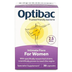 Probiotic pentru flora vaginala, Optibac | 30 capsule