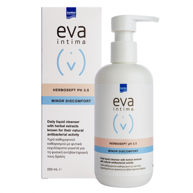 Poza produs Gel pentru igiena intima Eva Intima Herbosept pH 3.5, Uriage | 250 ml