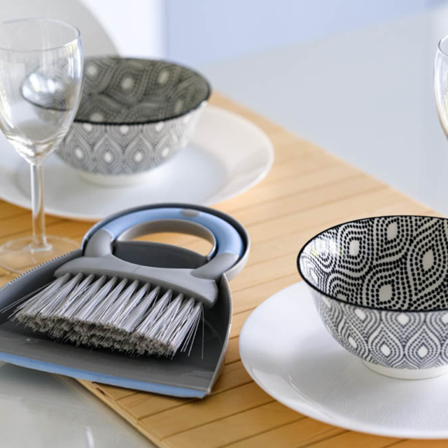 Poza produs Set perie + faras pentru masa BACTERIA STOP, York | 1 set