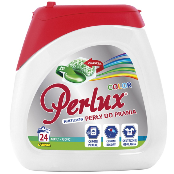 Poza produs Detergent super compact Perlux Color, Lakma | 24 capsule