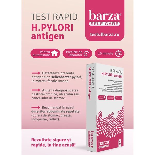 Test rapid H. Pylori antigen Barza, Self Care | 1 bucata — poza produs 2/2