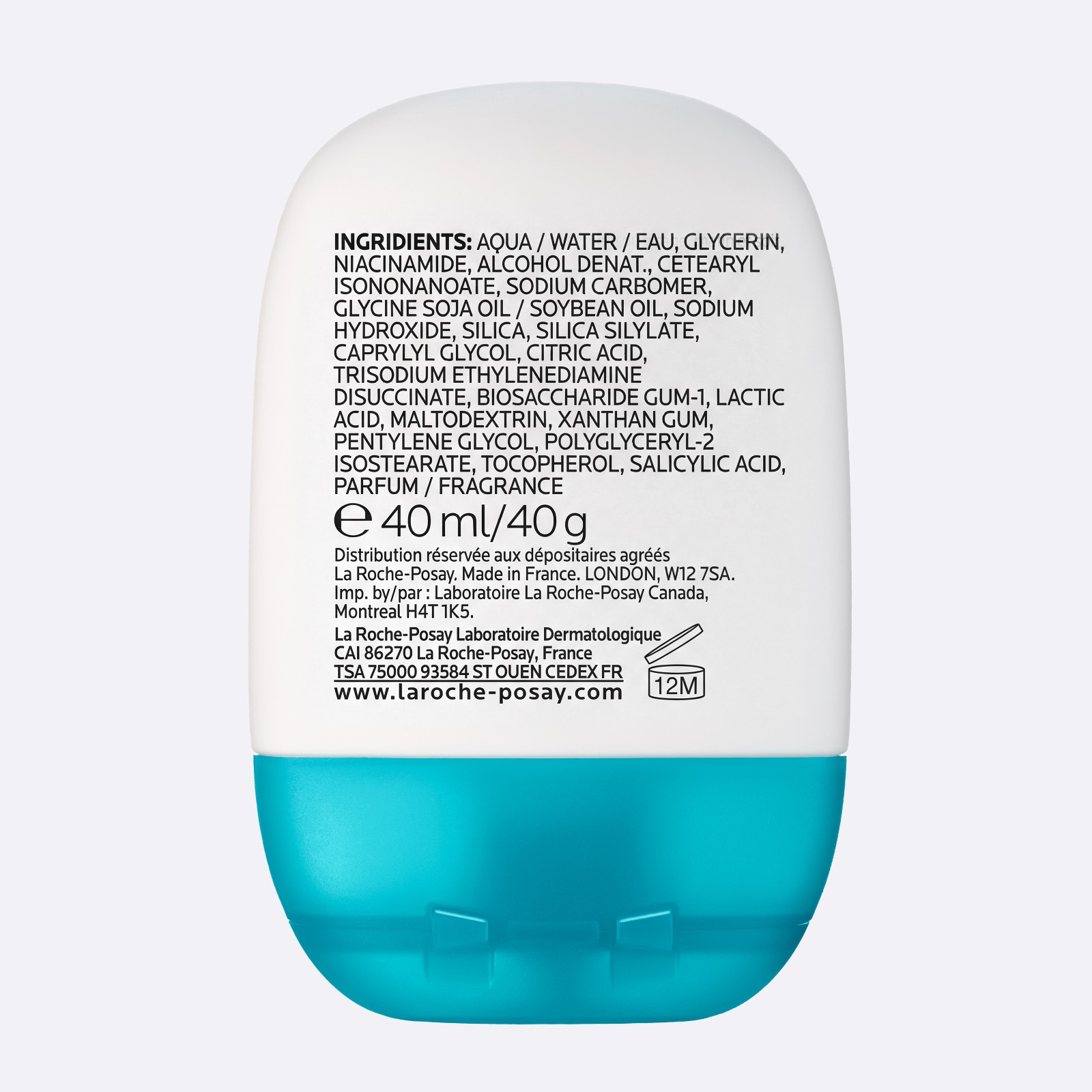 Gel-crema matifiant pentru exces de sebum si pori vizibili Effaclar Supramolecular, La Roche-Posay | 40 ml — poza produs 2/13