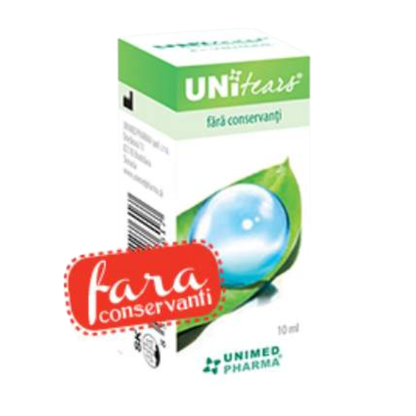 Poza produs Picaturi oftalmice fara conservanti Unitears, Unimed Pharma | 10 ml