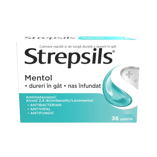 Poza produs STREPSILS MENTOL X 36
