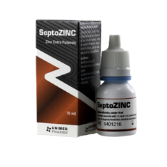 Solutie izotonica SeptoZINC, Unimed Pharma | 10 ml