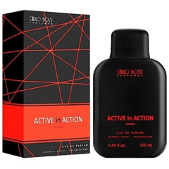 Apa de parfum pentru barbati Active in Action Orange, Carlo Bossi | 100 ml