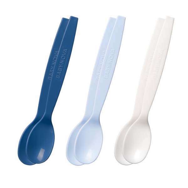 Set 6 lingurite din plastic, 6 luni, Baby Nova | 1 set x 6 lingurite — poza produs 1/3