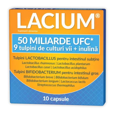 Poza produs Lacium 50 miliarde UFC, Zdrovit | 10 capsule