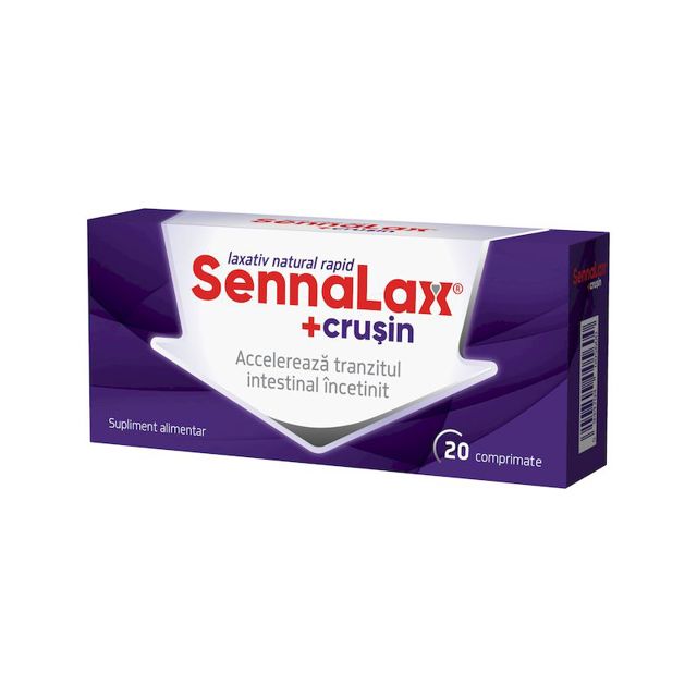 Poza produs SennaLax Plus Crusin | 20 comprimate