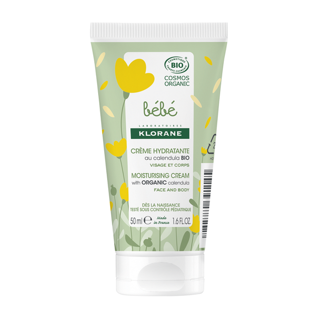 Poza produs Crema hidratanta bio pentru corp si fata, Klorane Bebe | 50 ml