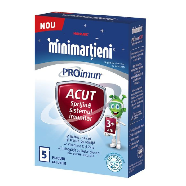 Poza produs Minimartieni PROimun ACUT plicuri, Walmark | 5buc