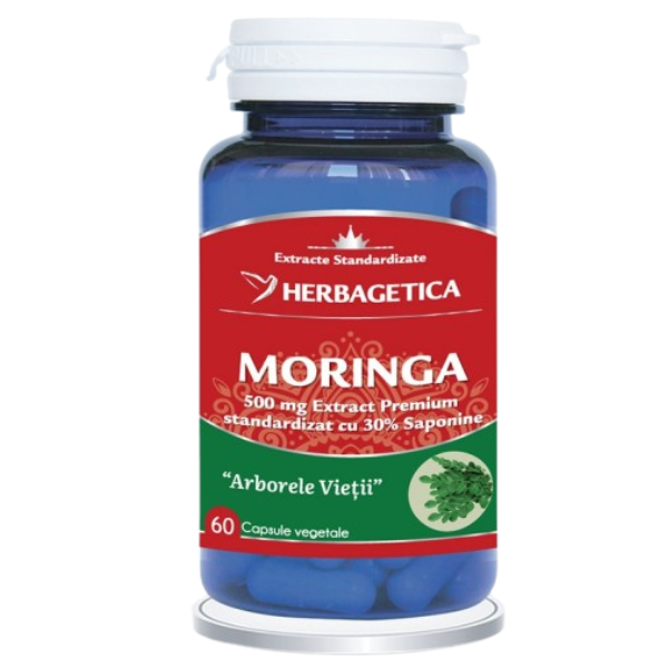 Poza produs Moringa, Herbagetica | 60 capsule
