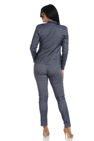 Poza produs Costum dama DP20COS14D albastru denim, Dress to Impress | marimea 36