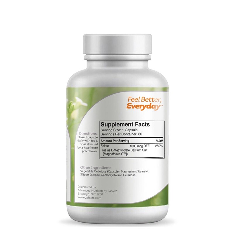 Poza produs Methylfolat 1000 mcg, GNC | 60 capsule