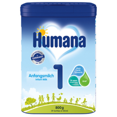 Formula de lapte praf de inceput 1, 0+ luni, Humana | 800 g