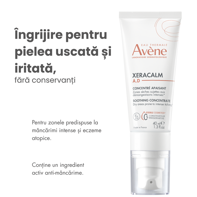 Poza produs Concentrat calmant anti-mancarimi Xeracalm, Avene | 40 ml