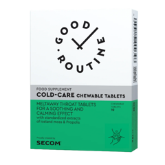 Good Routine Cold-Care, Secom | 10 tablete masticabile