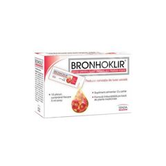 Sirop tuse uscata Bronhoklir, Stada Hemofarm | 15 plicuri