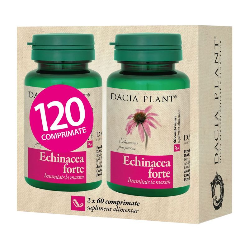 Poza produs Echinacea Forte, Dacia Plant | 120 comprimate